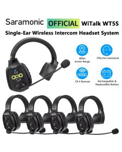 Saramonic witalk wt5s drahtloses Intercom-Headset-System für Vollduplex-Kommunikation für die Teamarbeit von Fernseh film produktionen