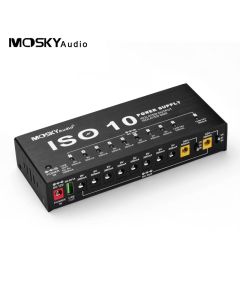 Mosky audio ISO-10 tragbare gitarren effekt netzteil 10 isolierte dc ausgänge usb ausgang für 9v 12v 18v gitarren effekte