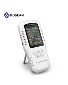 Bosean Air qualität Monitor CO2 CO PM 2.5 HCHO TVOC Temperatur Feuchtigkeit Monitor mit Echt Sensoren