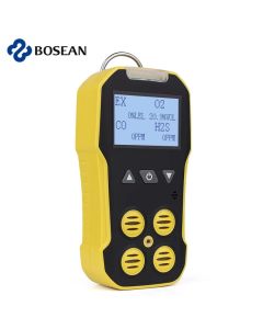 Bosean 4 in 1 Multi Gas Detektor O2 H2S CO UEG Gas Meter Sauerstoff Wasserstoff Sulfid Kohlenmonoxid Brennbaren Gas leck Detektor