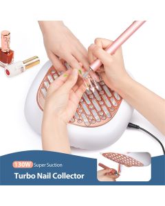 130w bürstenloser Nagels taub sammler Super Saug pulver Staub absauger für Nägel Kunst Maniküre Lüfter Staubsauger mit 2 Filter