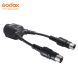 Godox DB-02 2 bis 1 Kabel Y Typ adapter
