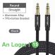 1M Aux Cable Male to Male 3.5mm Audio Cable Jack 3.5mm for JBL Xiaomi Oneplus Headphone Speaker Cable Car Aux Cable