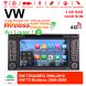 7 pouces Android 13.0 4G LTE Autoradio / Multimedia 4GB RAM 64GB ROM pour VW TOUAREG 2004-2010,VW T5 Multivan 2004-2009 Carplay intégre /Android Auto