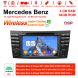 Für E-Klasse W211,CLS Klasse W219, G-Klasse W463 Built-in Carplay / Android Auto 7 Zoll Android 12.0  Autoradio / Multimedia 4GB RAM 64GB ROM 