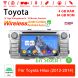 Autoradio Android 12 pour Toyota Hilux (2012-2014)