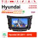 7 Zoll Android 13.0 Autoradio / Multimedia 4GB RAM 64GB ROM Für Hyundai i30 2011-2014 Built-in Carplay / Android Auto