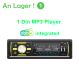 Auto-Multimedia-Player Autoradio 1 Din MP3 Player integriert DAB RDS AM FM-Stereoradio 7-Farben-Taste Bluetooth Zentral Audio