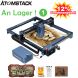 ATOMSTACK A40 PRO Laser Graviermaschine 210W mit Air Assist Lasergravurmaschine Offline-Gravur, 48W Ein-Tasten Umschaltung Gravur/Schneidemodus