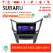 Für SUBARU OUTBACK 2009-2014 Built-in Carplay 9 Zoll Android 12.0 4G LTE Autoradio / Multimedia 4GB RAM 64GB ROM 