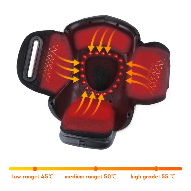 heated knee massage device