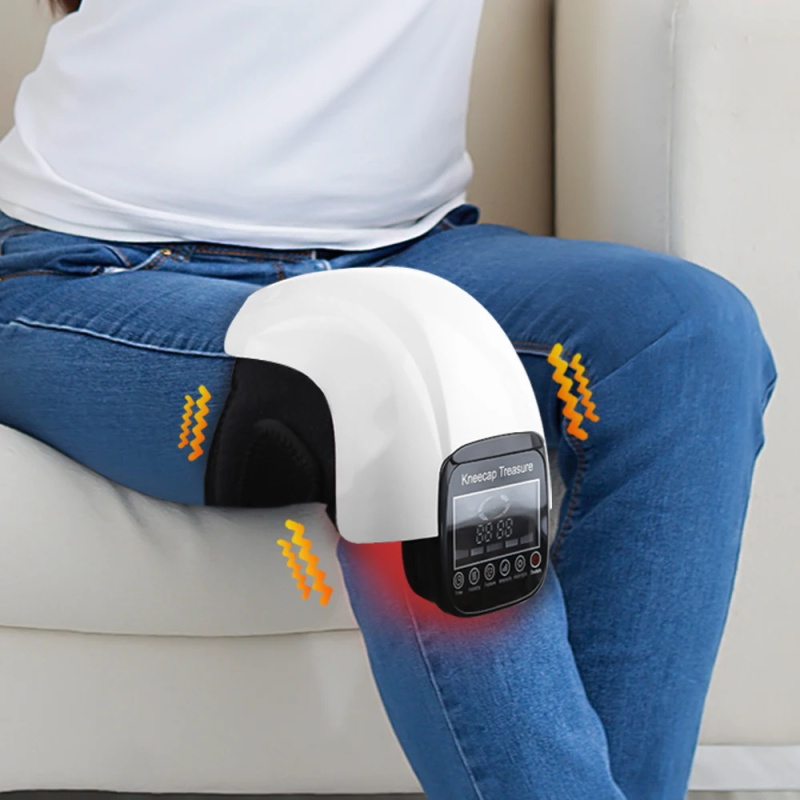 heated knee massage device