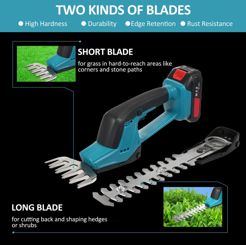 Lithium cordless hedge trimmer