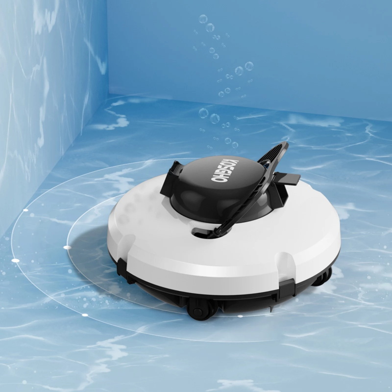 Wireless robot pool cleaner