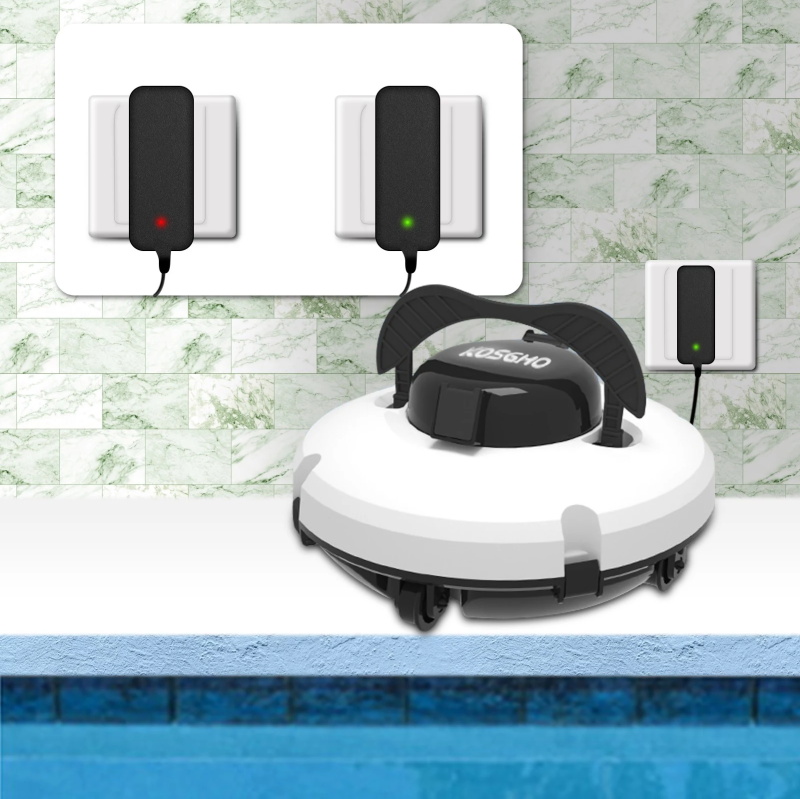 Wireless robot pool cleaner