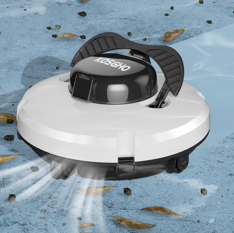 Wireless robot pool cleaner