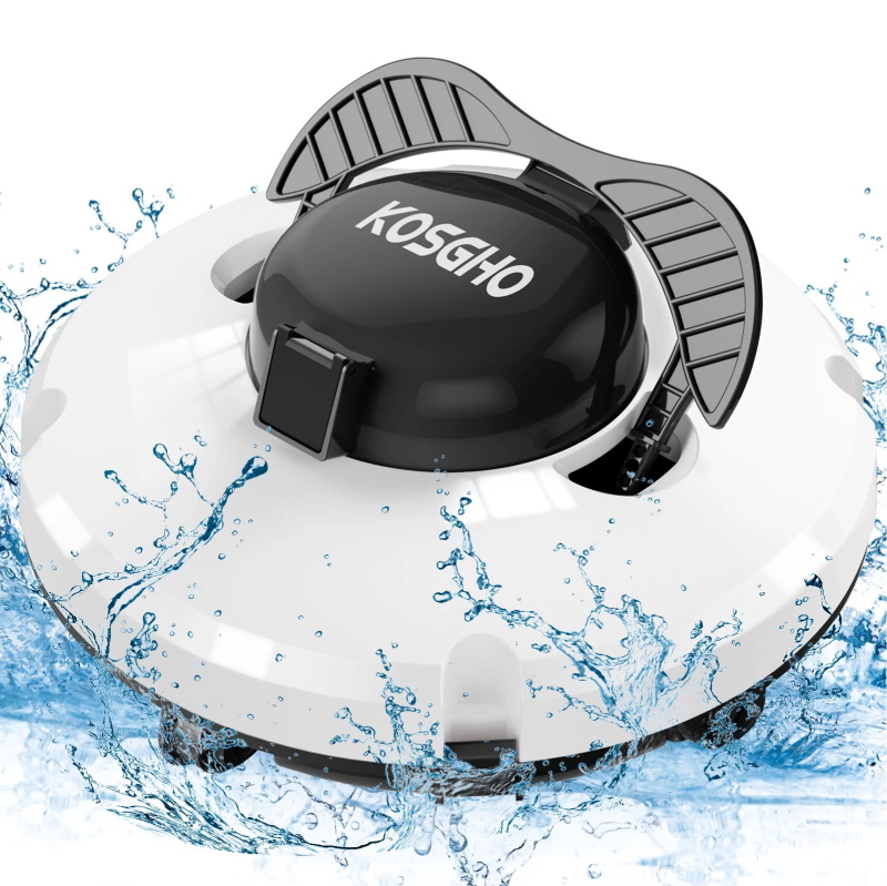 Wireless robot pool cleaner