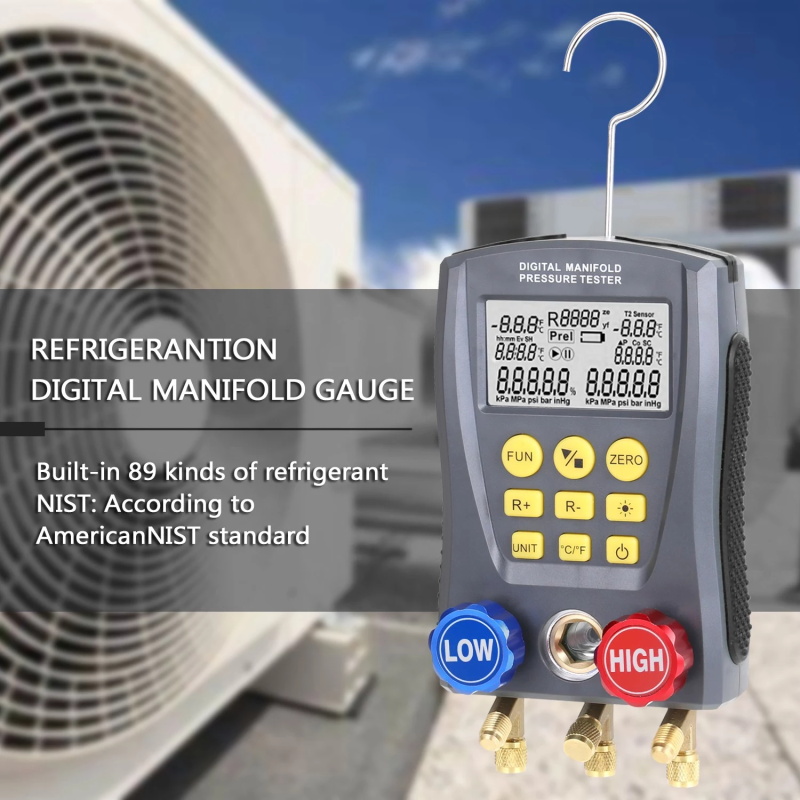 Digital Vacuum Pressure Manifold Tester