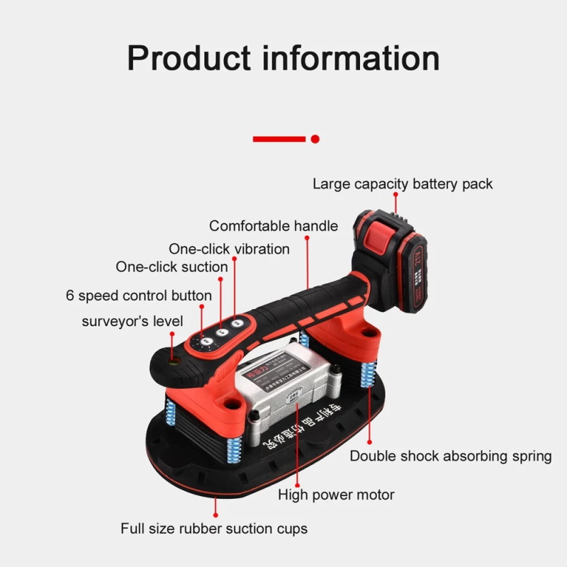 Handheld tile vibrator