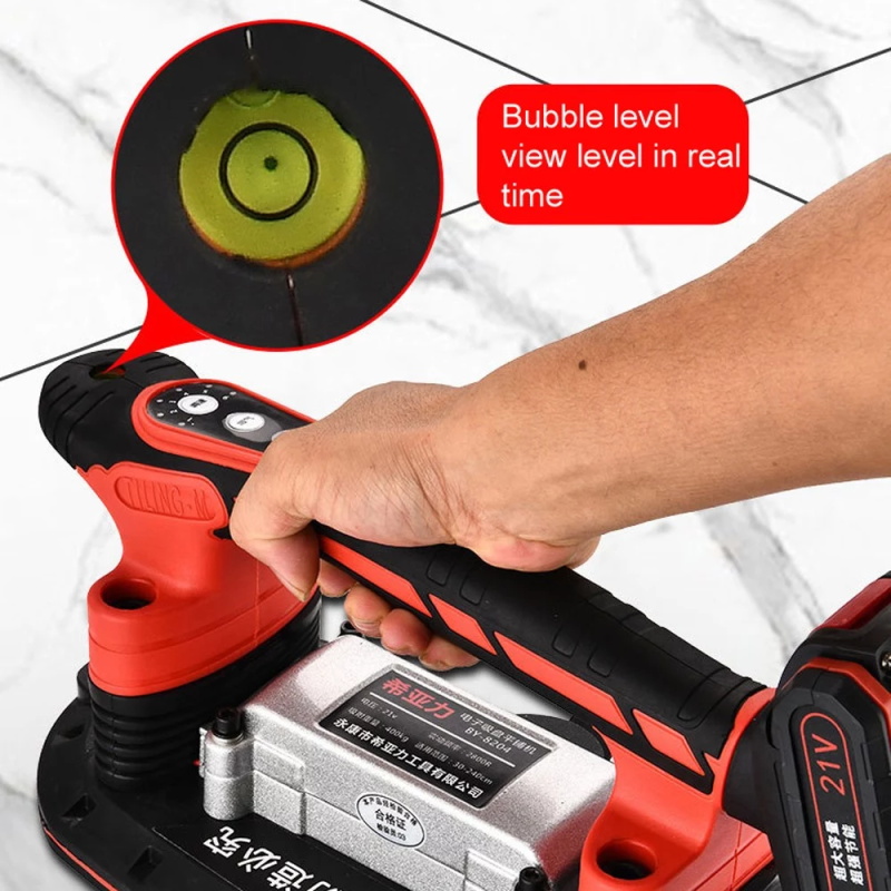 Handheld tile vibrator