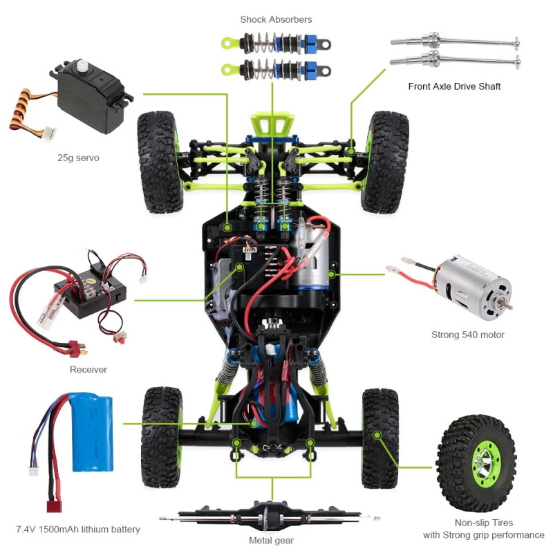 Wltoys Cross-Country RC Truck