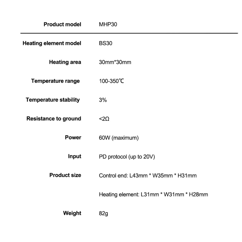 MHP30 Mini-Heizplatte
