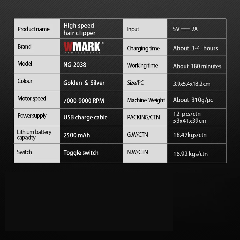 Wmark NG-2038