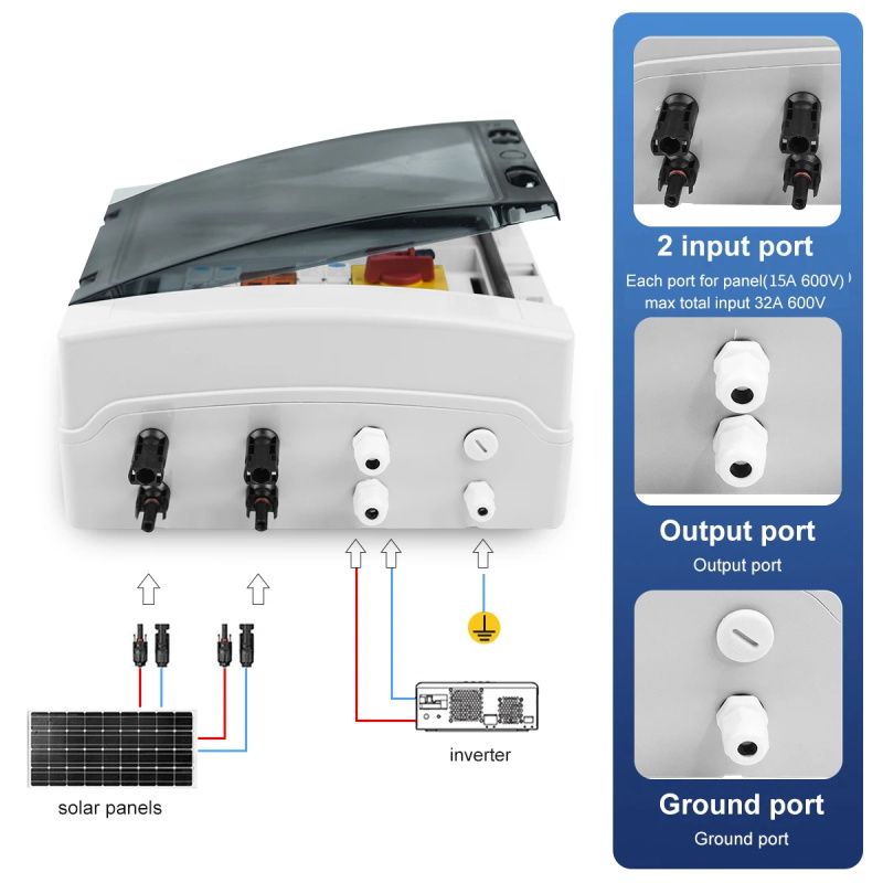 Solar photovoltaik PV Combiner Box