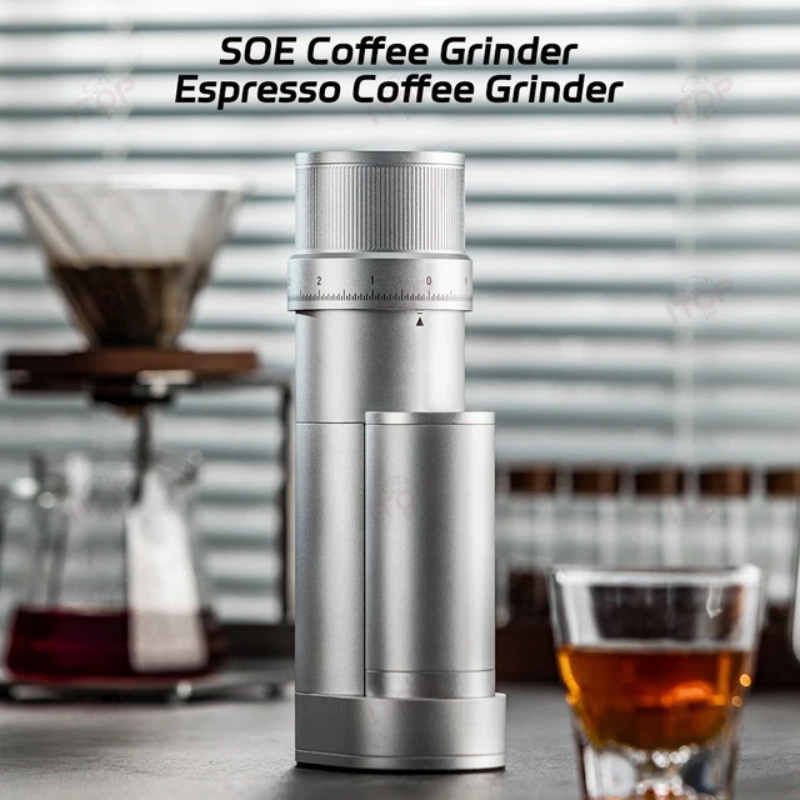 Electric espresso coffee grinder