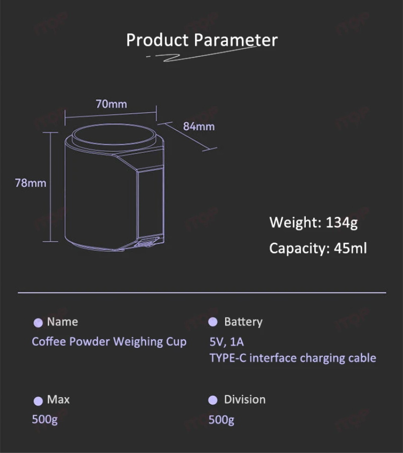 coffee powder weigher