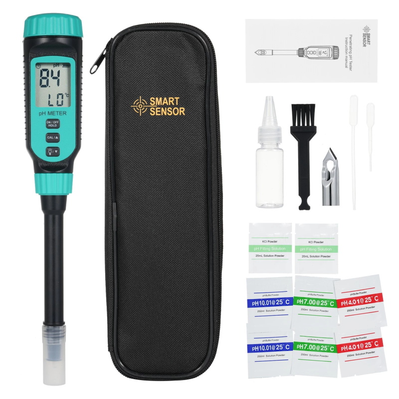 Digital soil pH meter