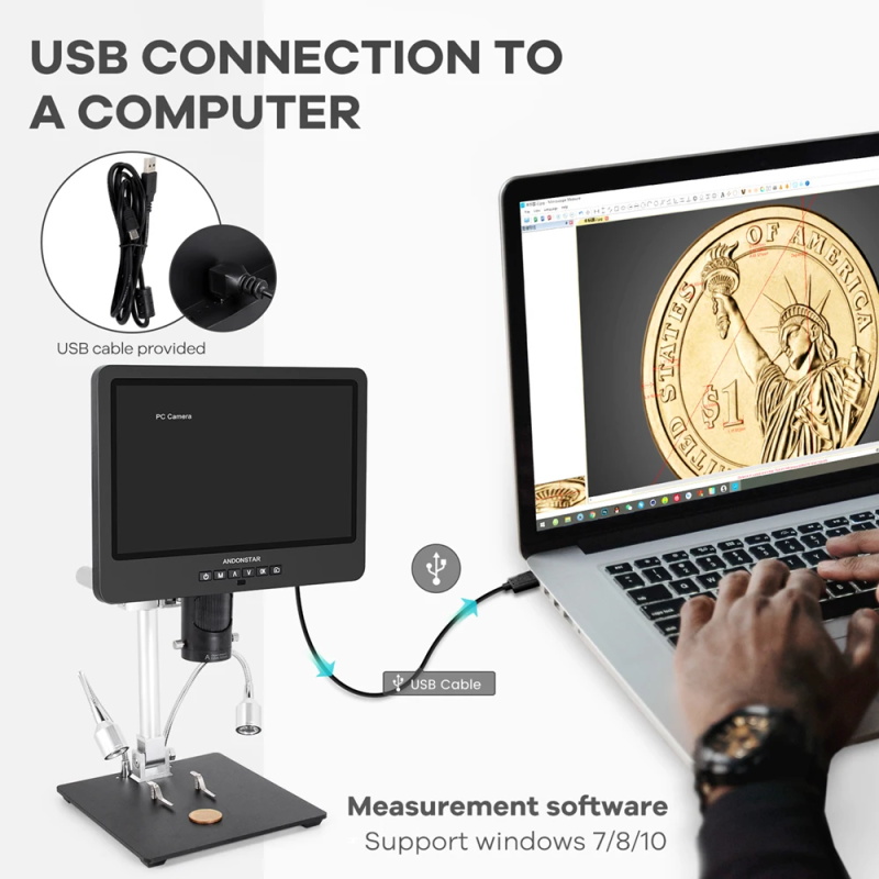 Microscope numérique HDMI USB