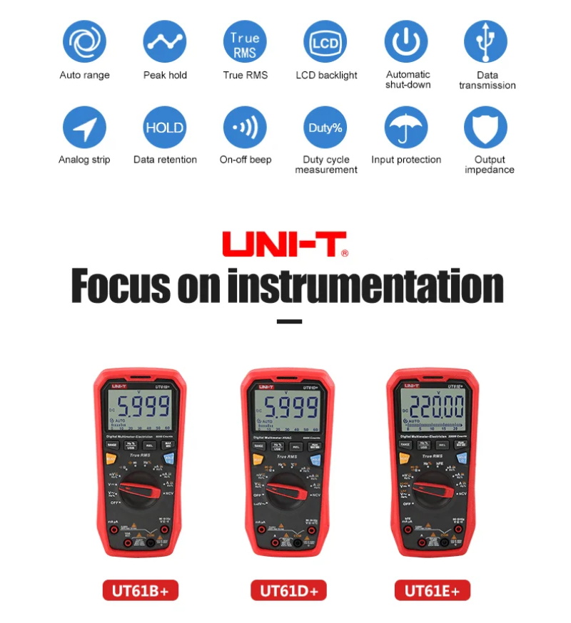 UNI T UT61B UT61E UT61D