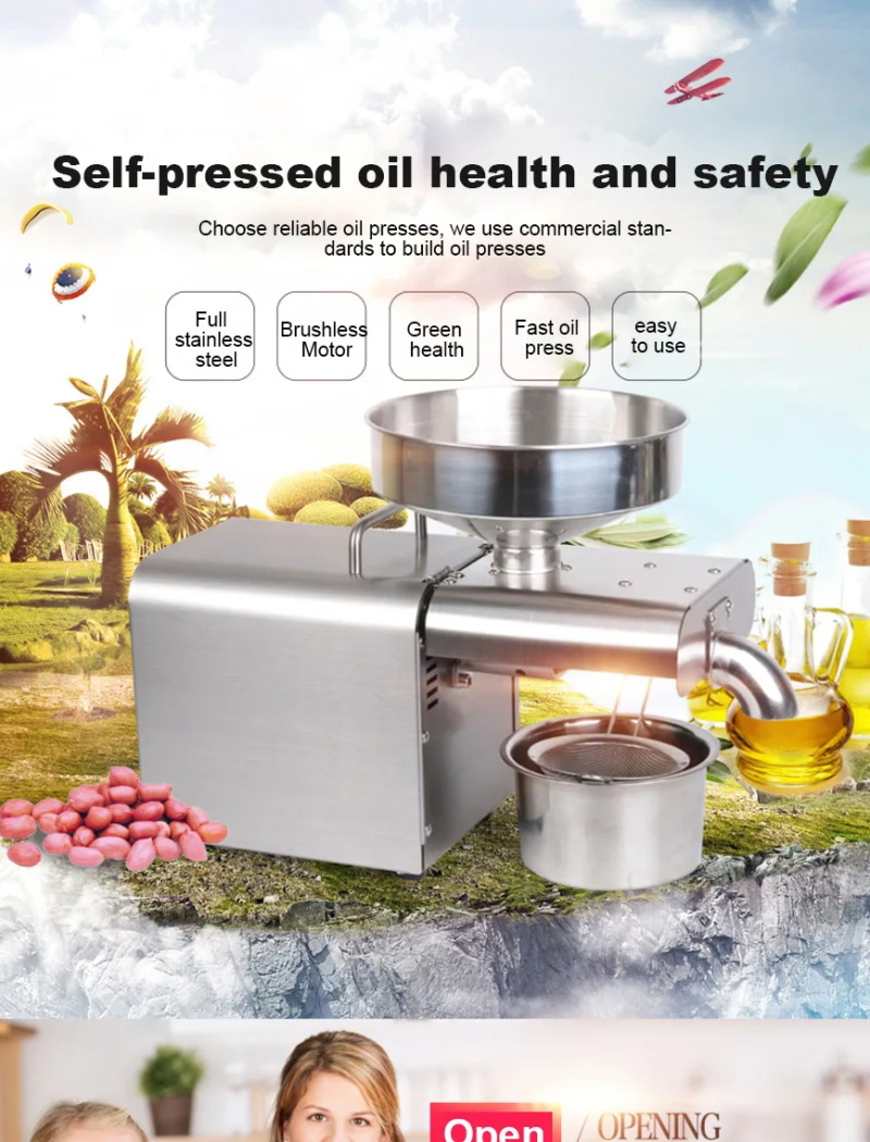 automatic household flaxseed oil extractor