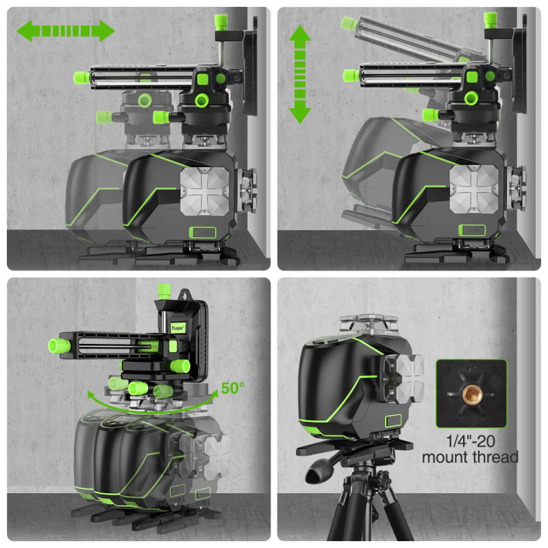 16 lines 4D cross line laser level