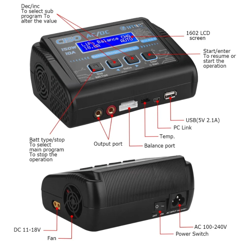 balance de chargeur Lipo