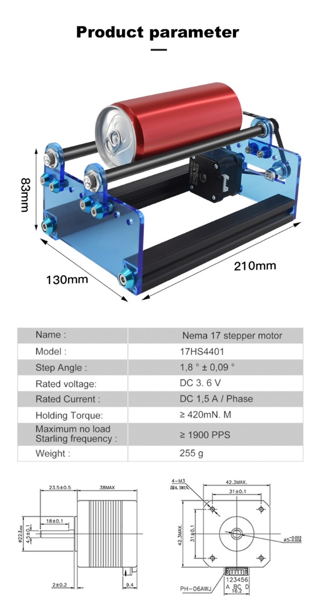 Twotrees 3d Dreh Roller Gravur Modul