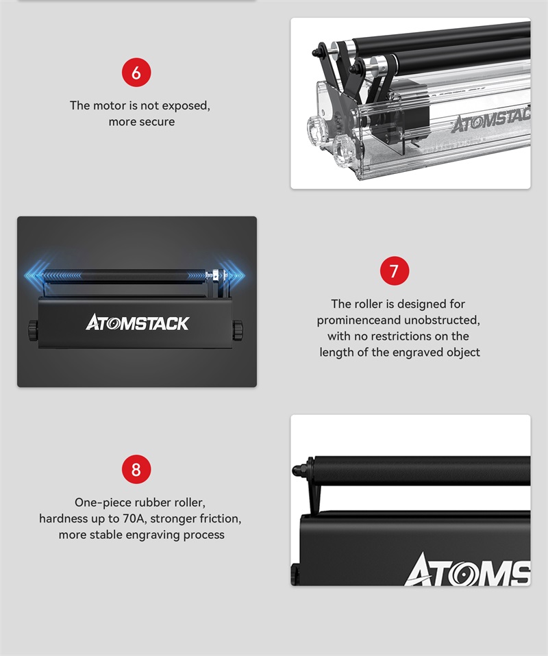 ATOMSTACK R3 PRO Laser-Rotationswalze