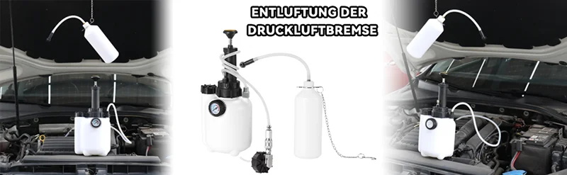 Bremsenentlüftungsgerät Überdruck