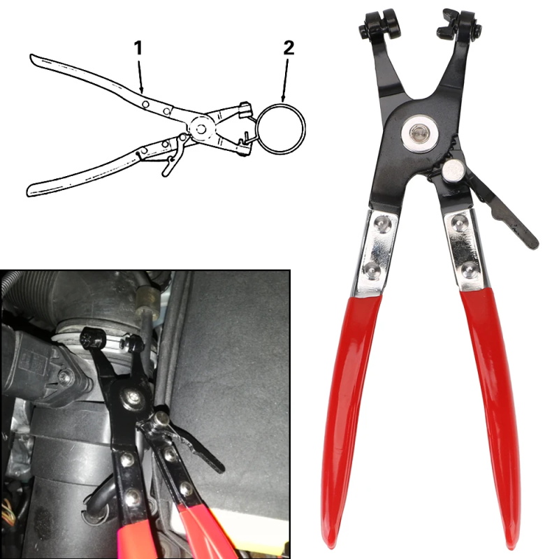 Pliers for clamps and clamps car