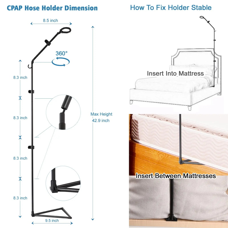 Support pour tube CPAP