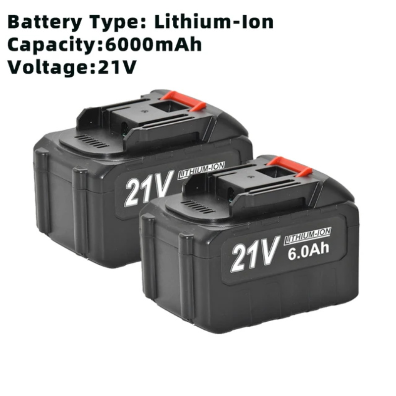 2 Makita batteries 21V 6Ah