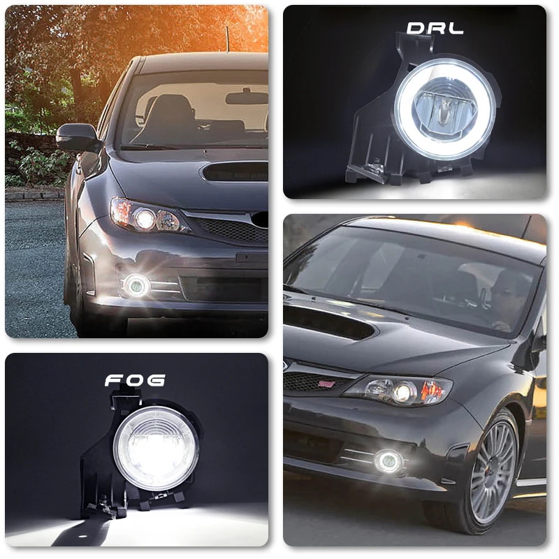 Subaru Impreza GR 2008-2011 fog lights with daytime running lights