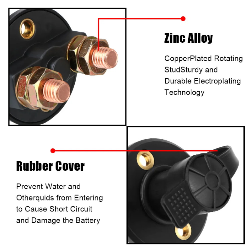 Battery disconnect switch 12V / 24V