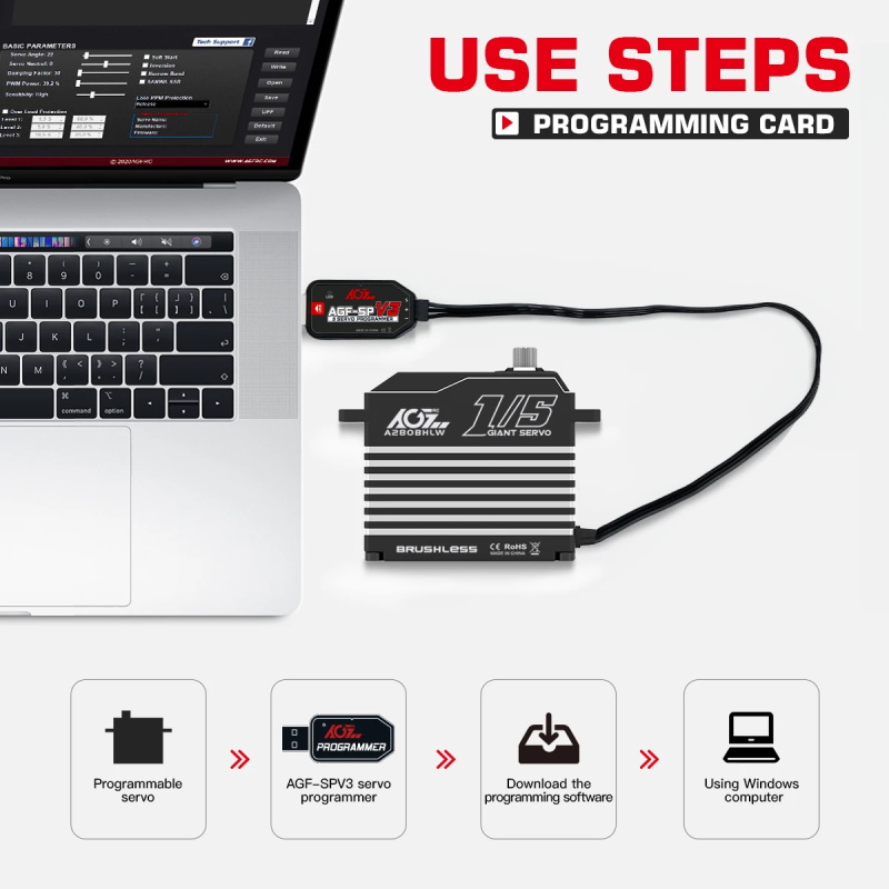 brushless rc racing servo