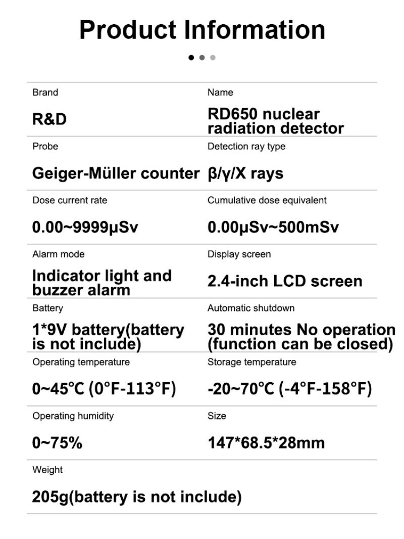 détecteur de rayonnement nucléaire