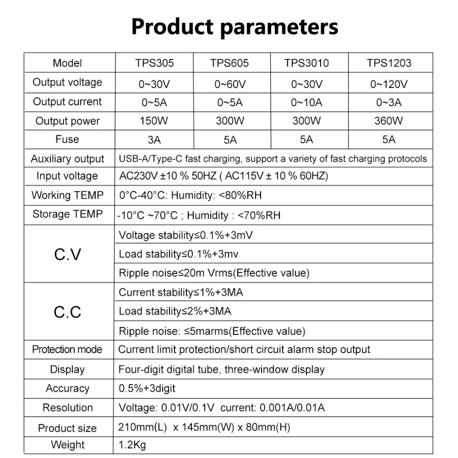 Mini laboratory power supplies voltage regulator